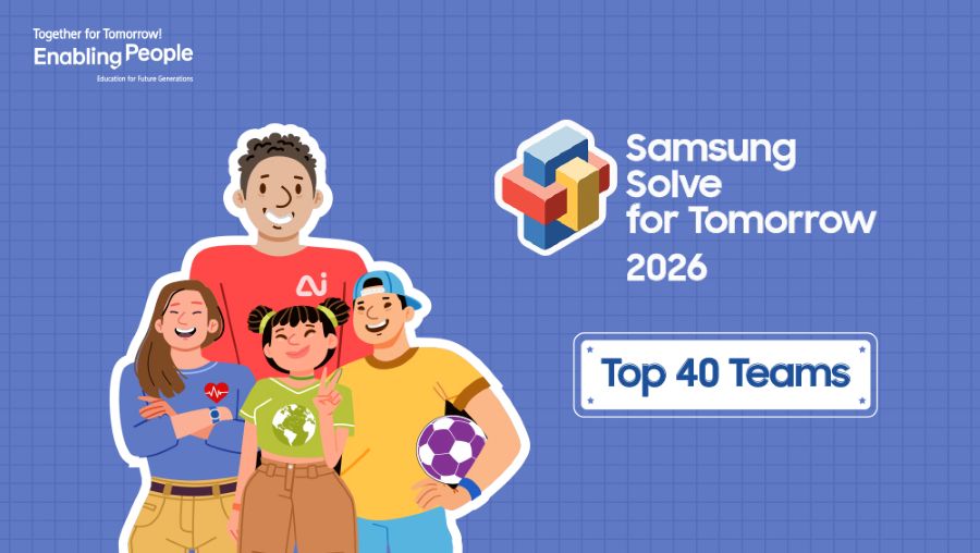Samsung Solve for Tomorrow Selects Top 40 Young Innovators